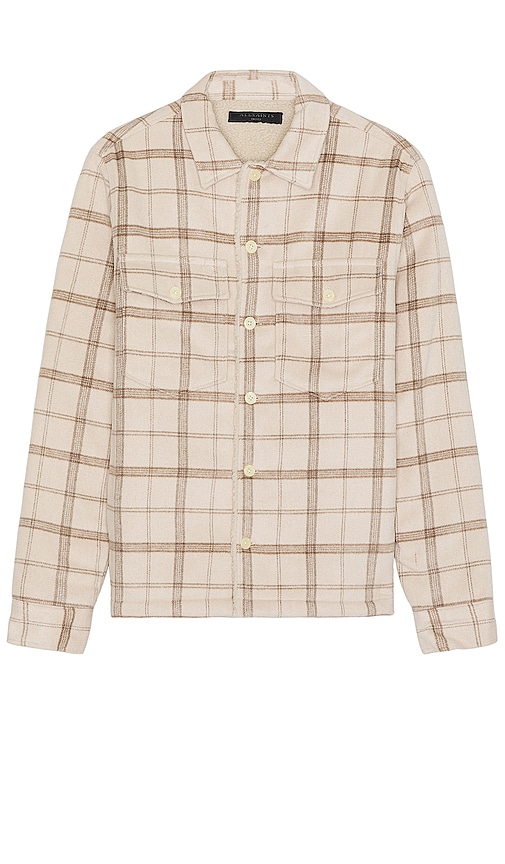 Allsaints Vedder Jacket In Faded Taupe