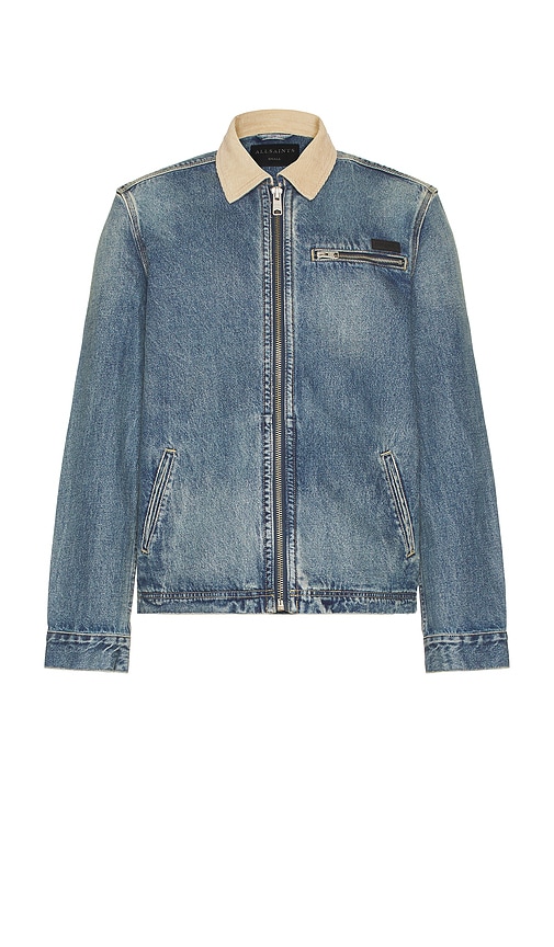 Allsaints Rothwell 데님 자켓 In Blue