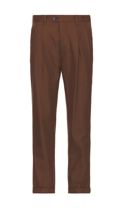 Shop Allsaints Tallis Trouser In Blunt Brown