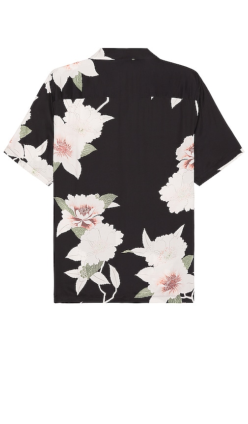 Allsaints Alamein Relaxed Fit Floral Short Sleeve Button-up Camp