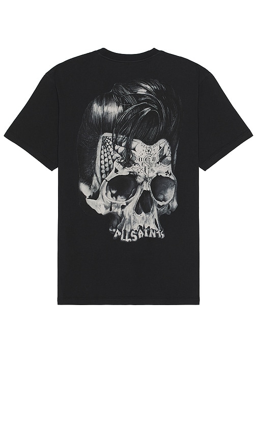 ALLSAINTS Relics Tee in Washed Black