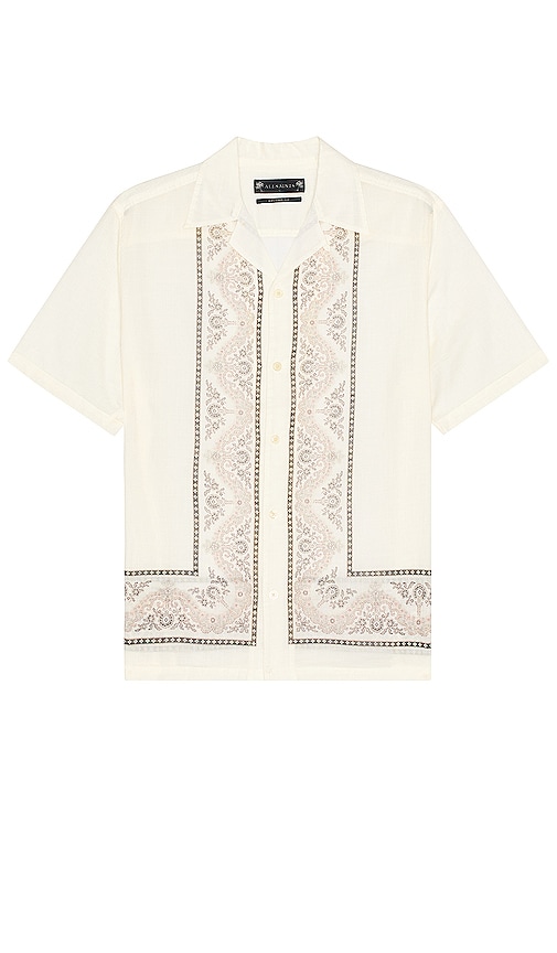 ALLSAINTS Frontiere Shirt in Ecru