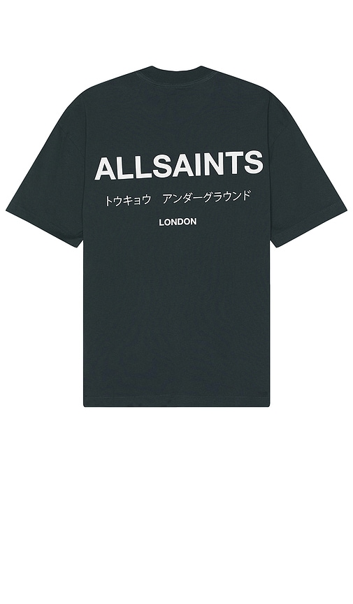 ALLSAINTS Underground Tee in Universe Blue