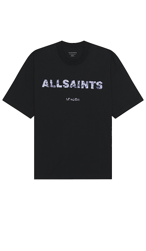 ALLSAINTS Flocker Tee in Jet Black | REVOLVE