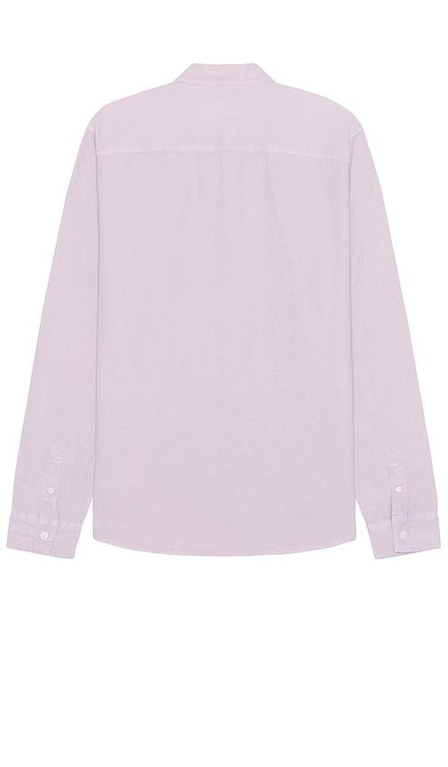 Shop Allsaints Laguna Long Sleeve Shirt In Smokey Lilac