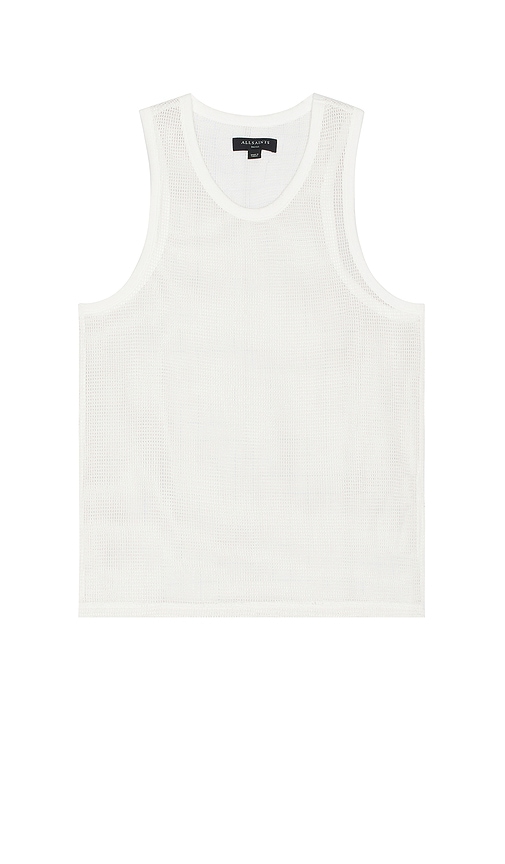 Shop Allsaints Anderson Tank In 粉笔白