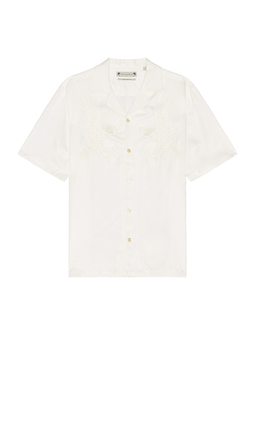 Shop Allsaints Aquila Shirt In White