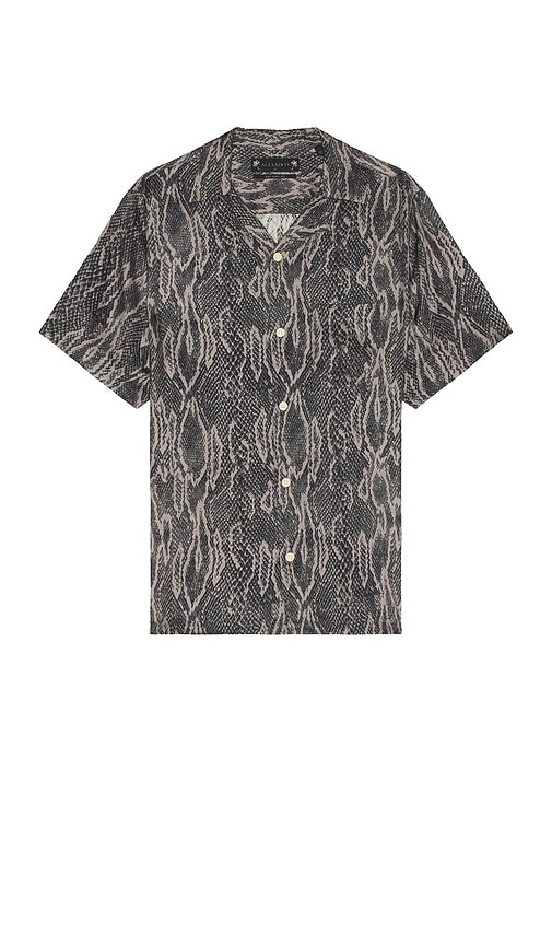 Shop Allsaints Boomslang Shirt In Black