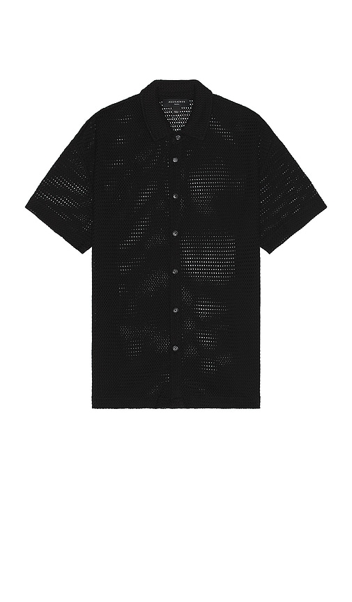 Shop Allsaints Munroe Shirt In Black