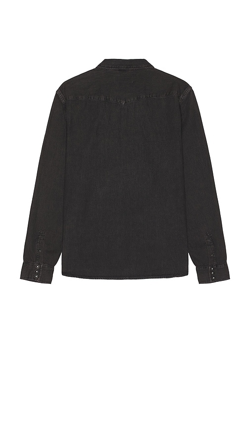 Shop Allsaints Rock Shirt In 워싱 블랙