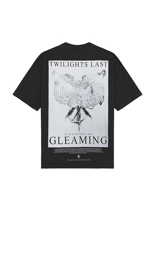 Shop Allsaints Twilight Short Sleeve Crew In Black