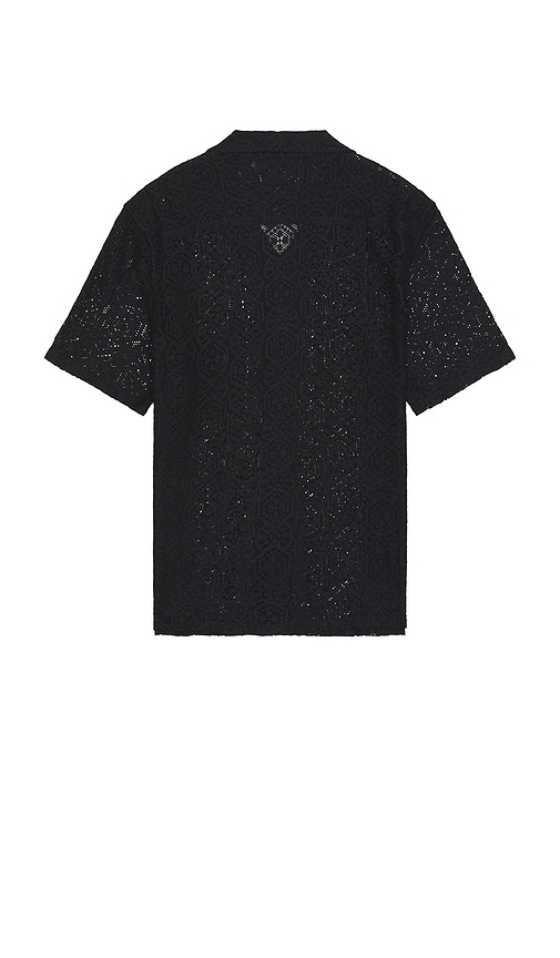 Shop Allsaints Harden Short Sleeve Shirt In Black