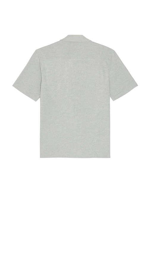 Allsaints Felix Button Down Shirt In Machine Grey
