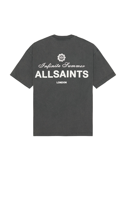 Soleil Crew Neck Tee in Charcoal. - size L (also in M, S, XL/1X) - ALLSAINTS - Modalova