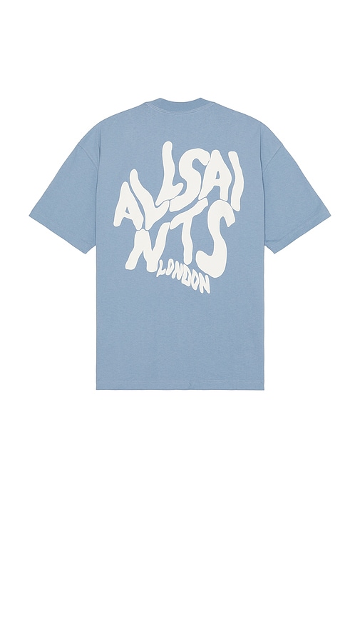 Orlando Short Sleeve Crew Neck Tee in Slate. - size L (also in M, S, XL/1X) - ALLSAINTS - Modalova