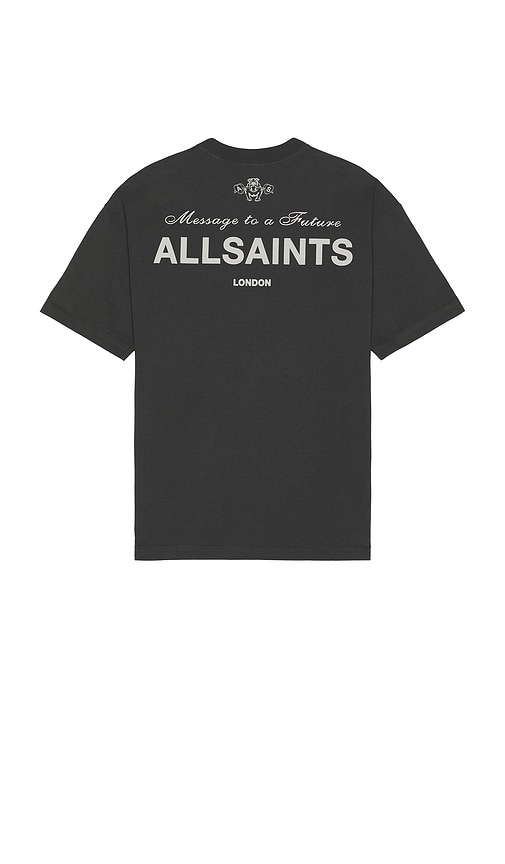 Herald Crew Neck Tee in Black. - size L (also in M, S, XL/1X) - ALLSAINTS - Modalova