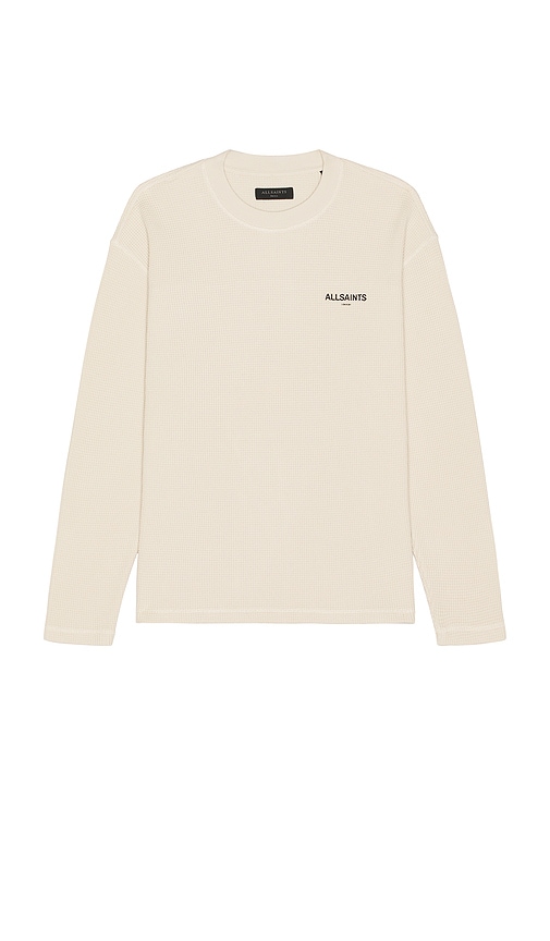Crypt Long Sleeve Tee in Beige. - size L (also in M, S, XL/1X) - ALLSAINTS - Modalova