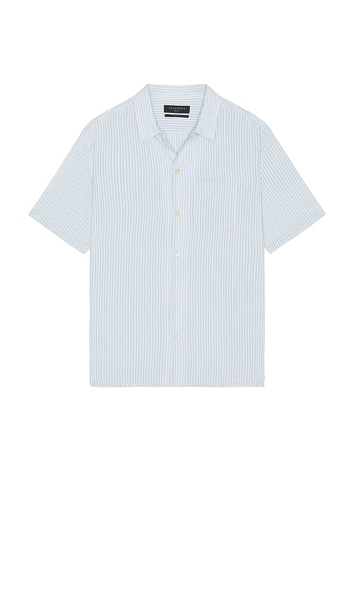 Perry Shirt in Baby Blue. - size L (also in M, S, XL/1X) - ALLSAINTS - Modalova