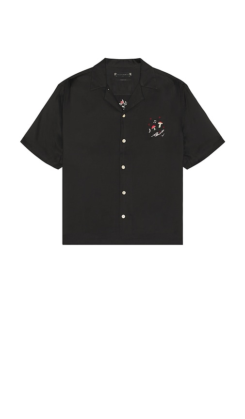 Allsaints Fungi Shirt In Black