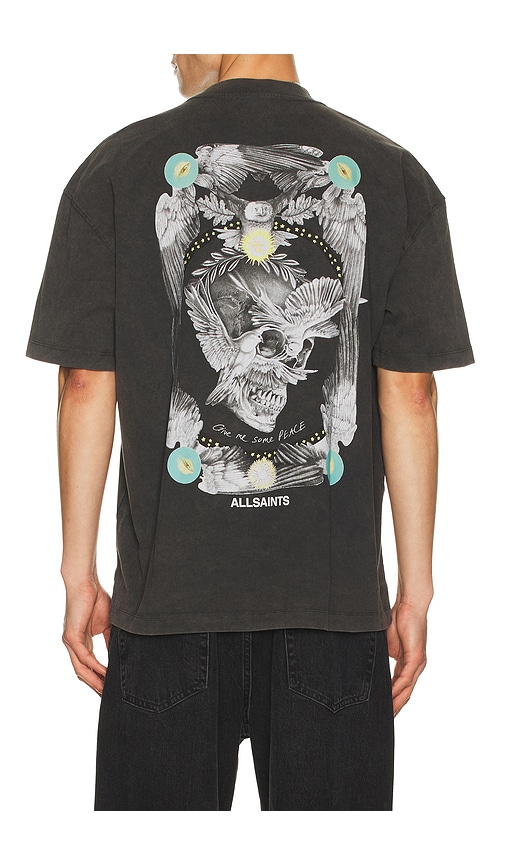 Allsaints Mysteries Tee In Black