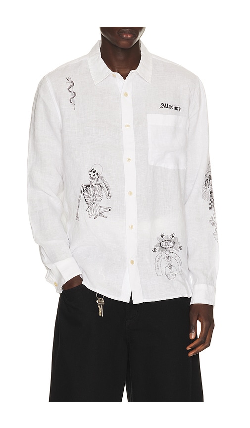 ALLSAINTS Terror Long Sleeve Shirt - Women's Clothing