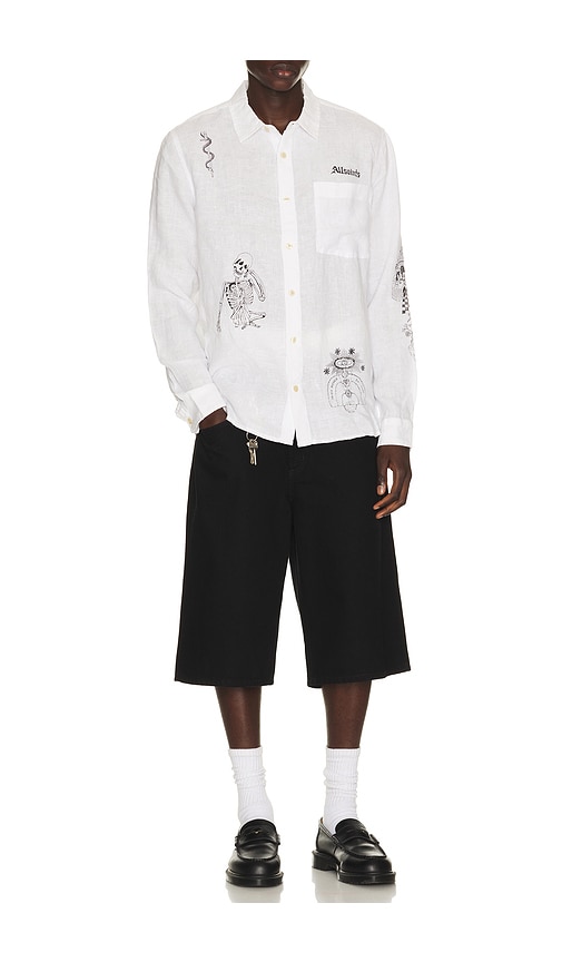 ALLSAINTS Terror Long Sleeve Shirt | Thumbnail 4 ALLSAINTS Terror Long Sleeve Shirt | Thumbnail 4