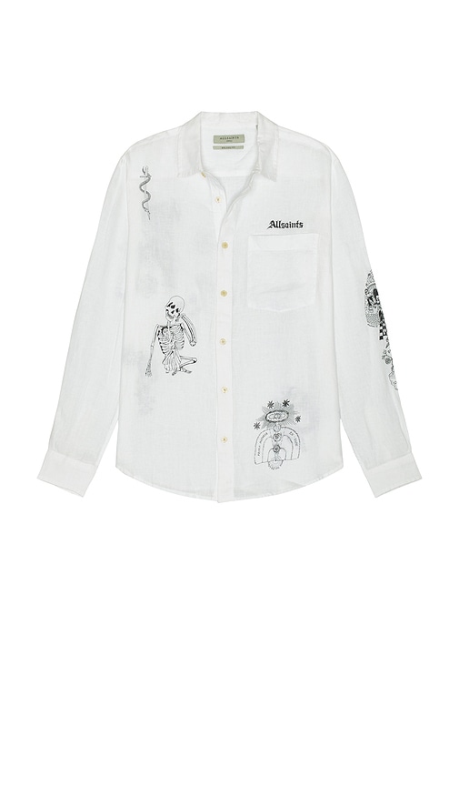 ALLSAINTS Terror Long Sleeve Shirt | Thumbnail 5 ALLSAINTS Terror Long Sleeve Shirt | Thumbnail 5
