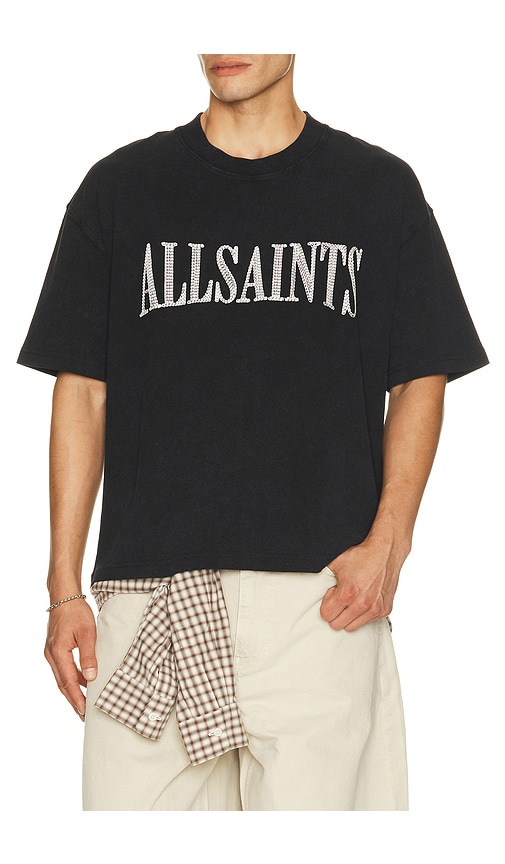 ALLSAINTS T-SHIRT DASH en Black Taille L Also en S M XL1X 109 €