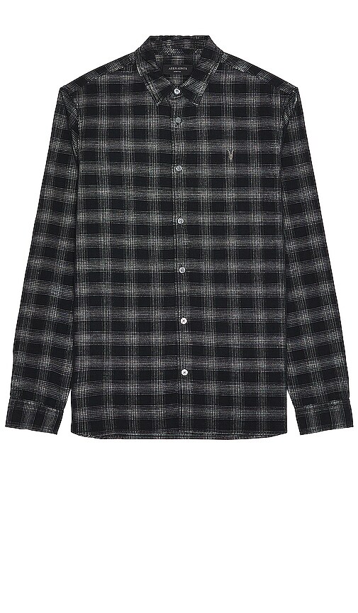 AllSaints 'starburn' Shirt in Black for Men