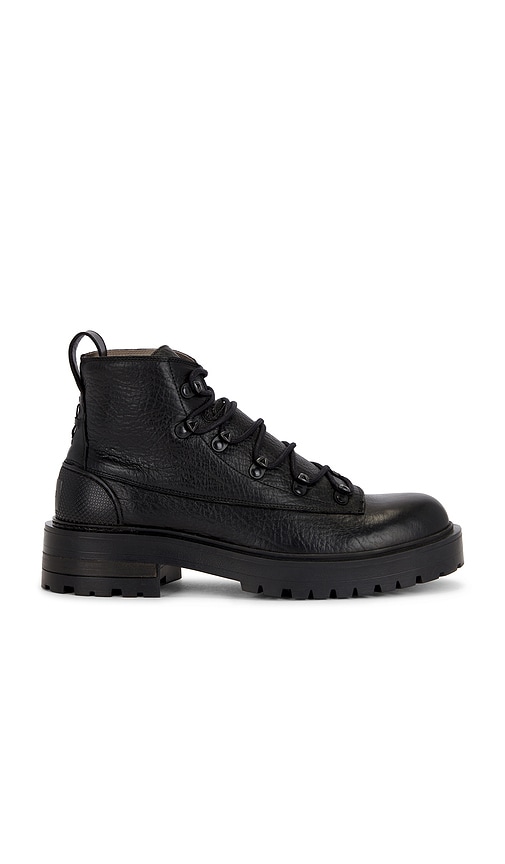 ALLSAINTS Mccoy Hiking Boot in Black. Size 10. Also in 9, 13.