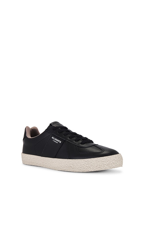 Shop Allsaints Underground Canvas Low Top In Black