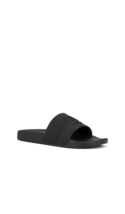 Allsaints Biggy Tonal Logo Rubber Slides