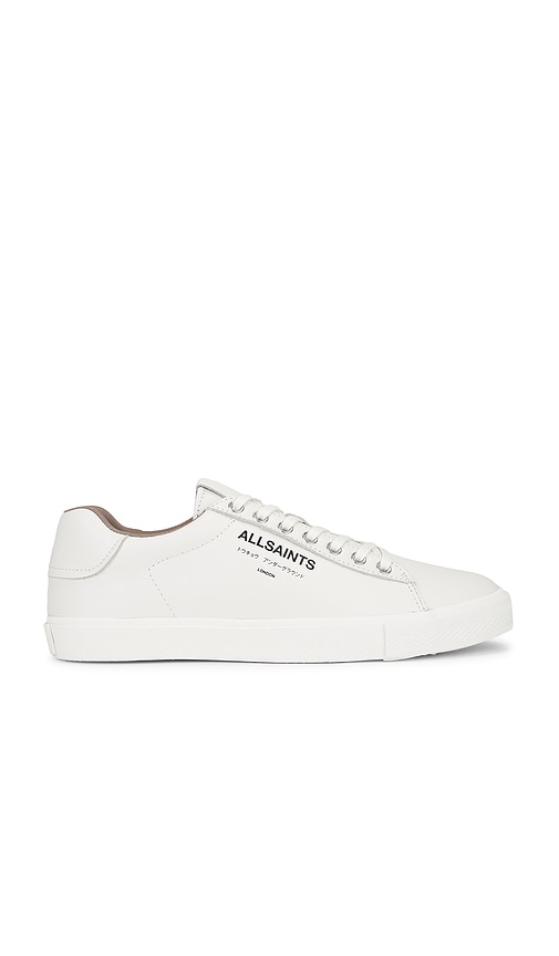 Underground Leather Low Top Sneaker in White. - size 10 (also in 11, 12, 8, 9) - ALLSAINTS - Modalova