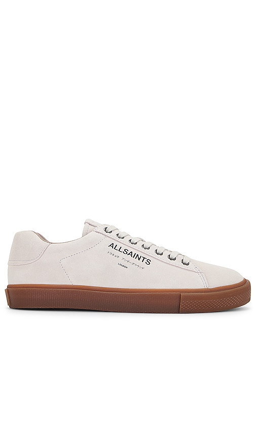 ALLSAINTS Underground Suede Lowtop in White