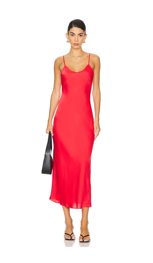 Shop Allsaints Bryony Dress In Red