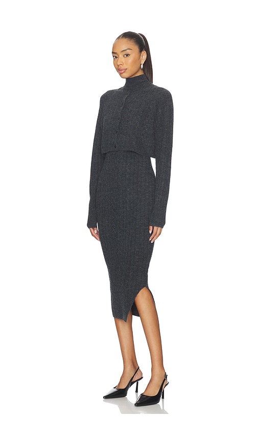  Allsaints Kleid Sabine In Charcoal. Größe S. Also In Xs, M, L. 