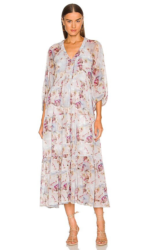 ALLSAINTS Trude Vimur Dress in Ice Blue