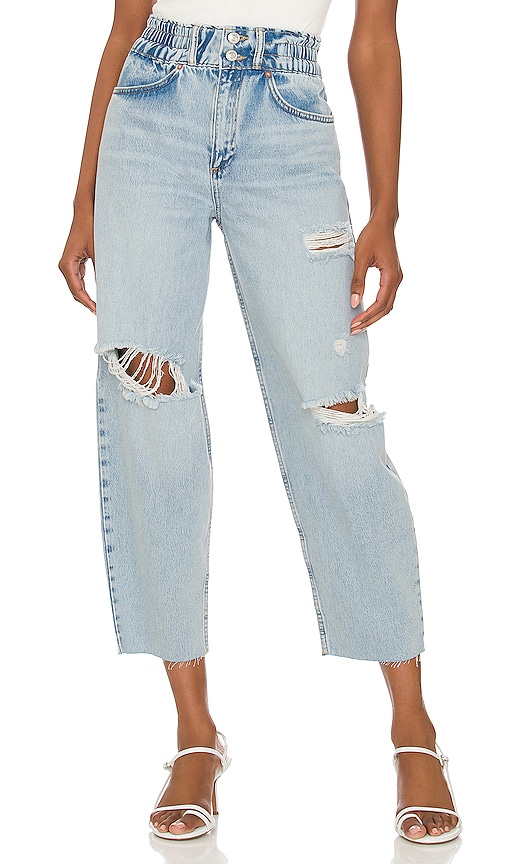 Hailey Destroyed Straight Leg Jeans