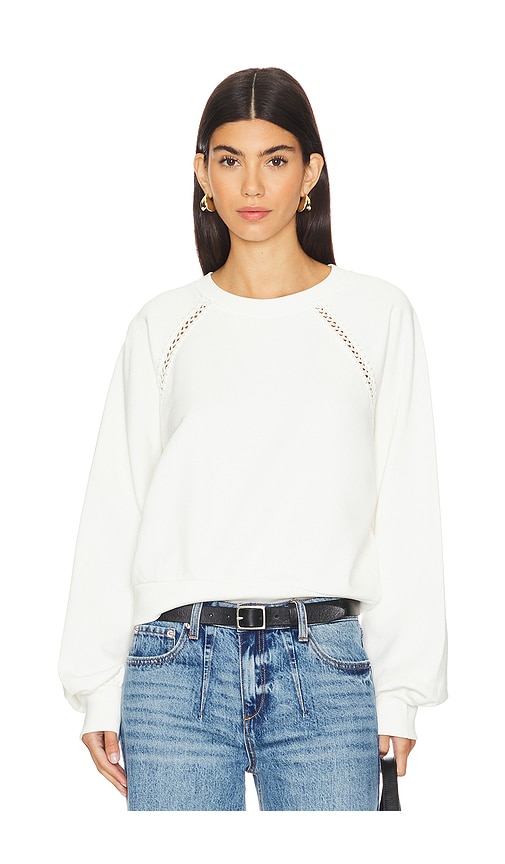 Shop Allsaints Ewelina Sweatshirt In White