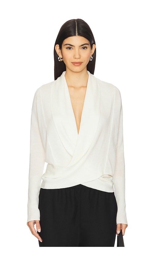 Wasson Pirate Cardigan in White. - size S (also in L, M)