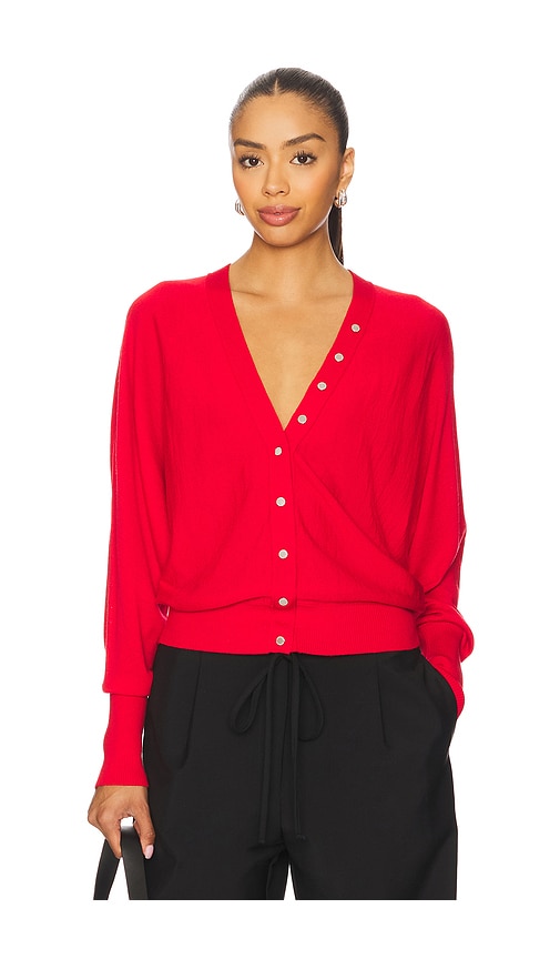 Allsaints Honor Cardigan In Red