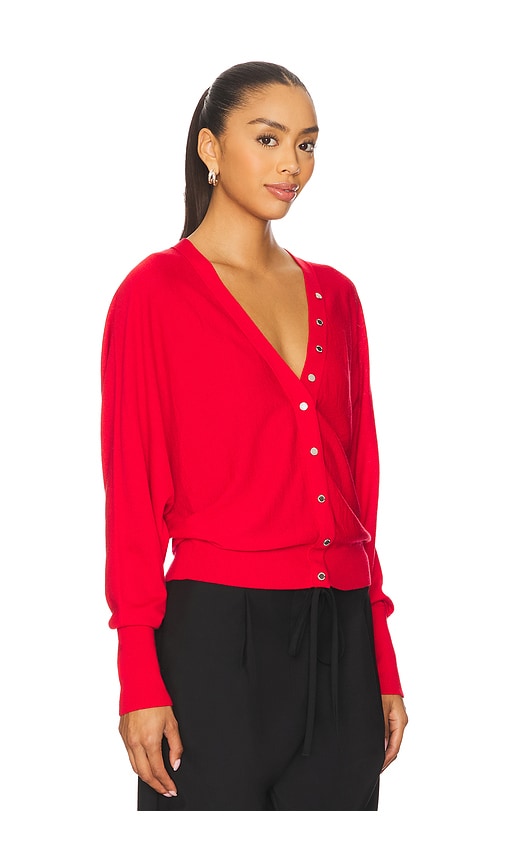 Allsaints Honor Cardigan In Red