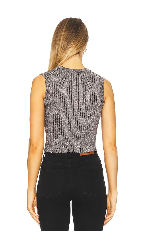  Allsaints Weste Cruz In Metallic Silver, Grey. Größe M. Also In Xs. 