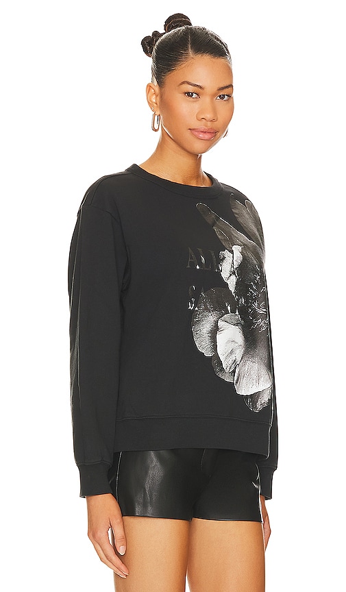 Shop Allsaints Presila Pippa Sweatshirt In Black & White