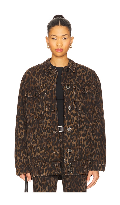 ALLSAINTS Willow Denim Jacket in Leppo Brown