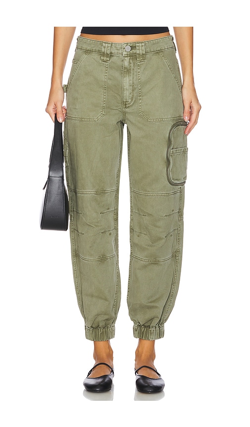 Allsaints Florence Jogger In Washed Khaki