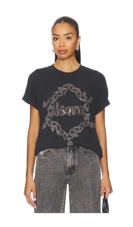 Drip Tee in Black. - size L (also in M, S, XS) - ALLSAINTS - Modalova