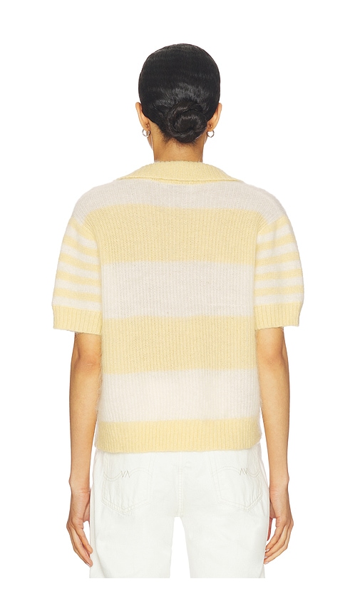  Allsaints Shirt Clem Polo In Lemon. Größe M. Also In Xs, S, L. 