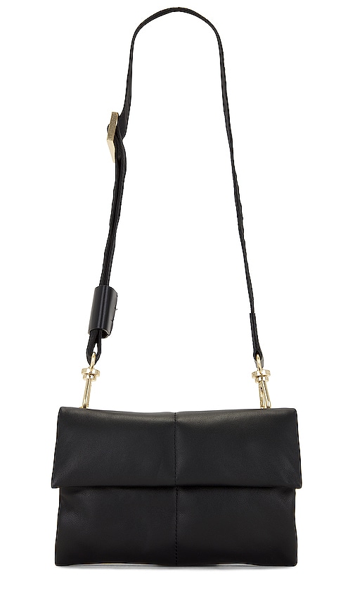 Allsaints Womens Black Ezra Leather Cross-body Bag