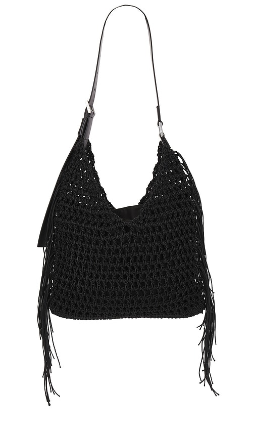 Shop Allsaints Sabine Shoulder Bag In 黑色